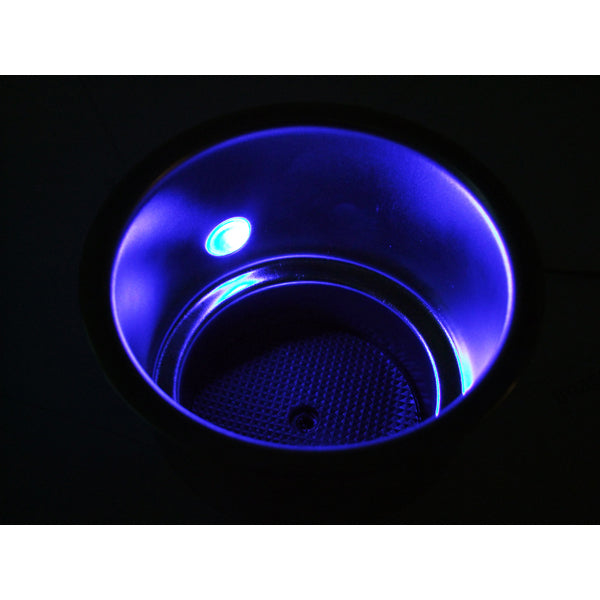 Drink Holder Stainless with Blue LED