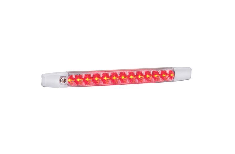 12V Dual Colour LED Strip Lamp White/Red with Touch Switch