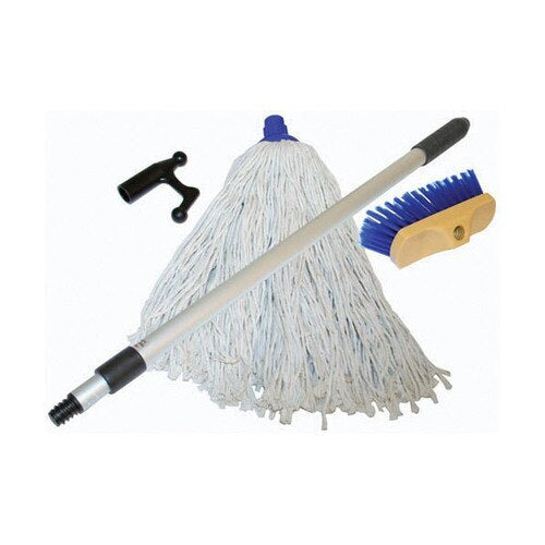 Deck Brush Kit with Mop & Boat Hook