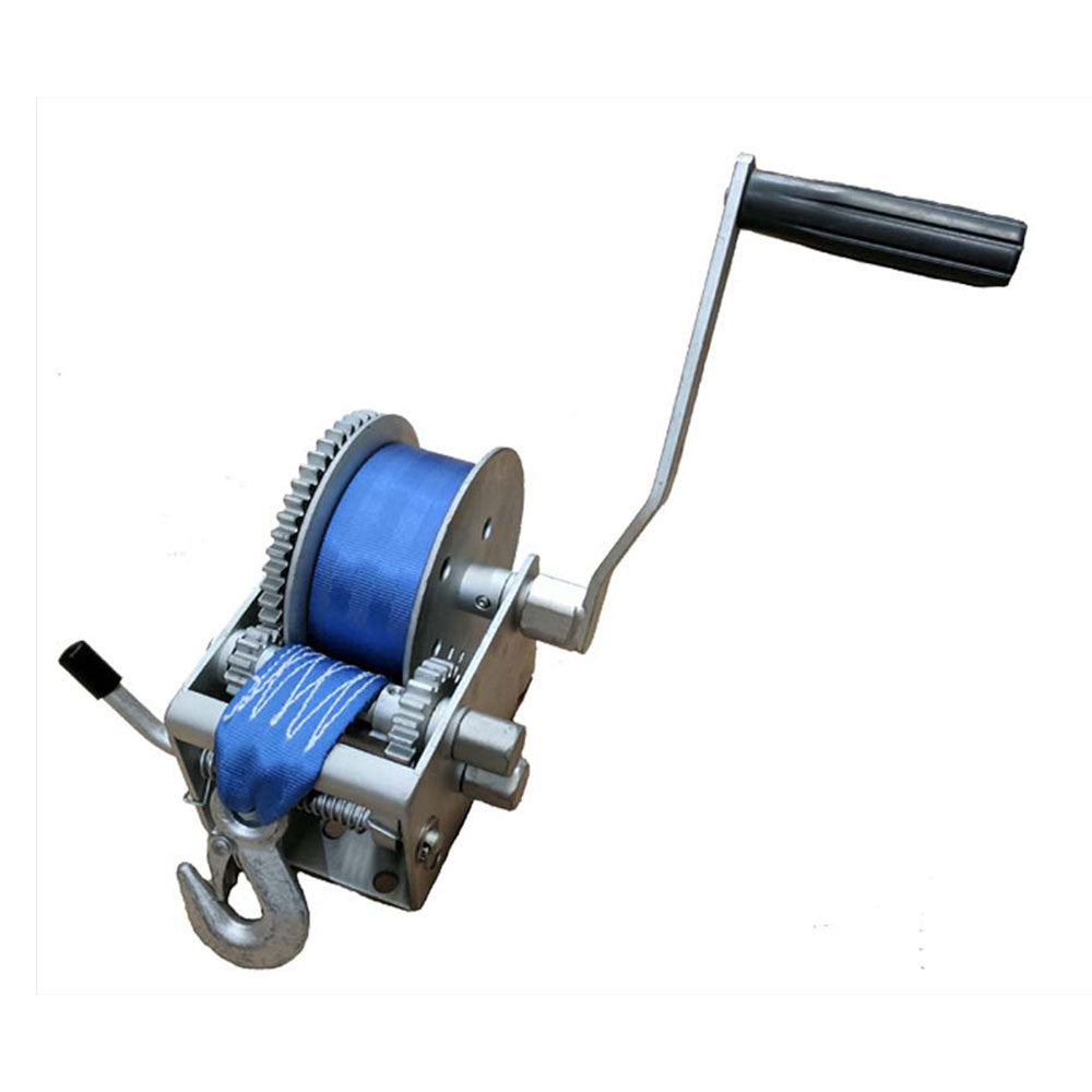 3 Speed Manual Trailer Winch With Synthetic Strap