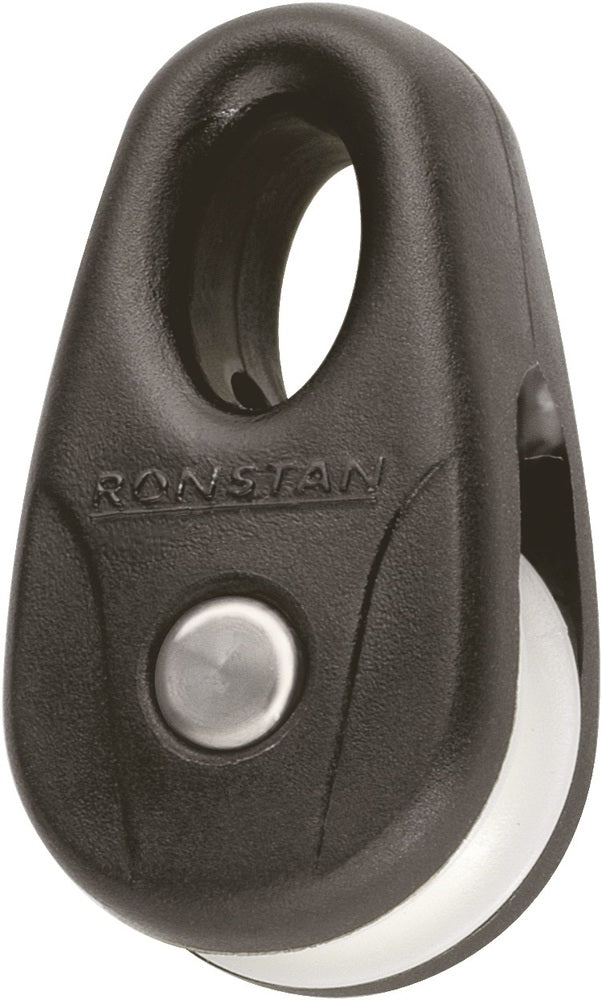 Ronstan 16mm Single Block, Black loop head