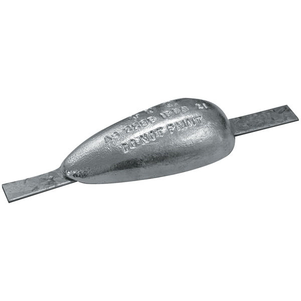 Sam Allen - Anode - Zinc Tear Drop Block With Strap