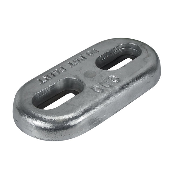 Sam Allen - Anodes - Zinc Oval Bolt-On Slotted Holes Block
