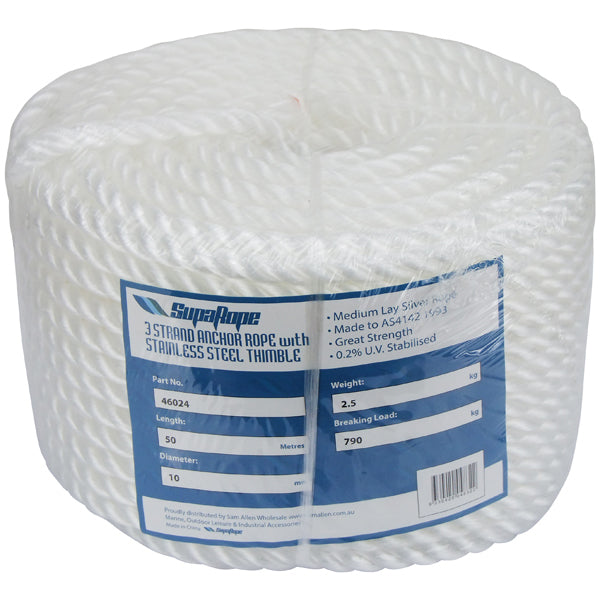Sam Allen - Anchor Rope - 3 Strand Silver