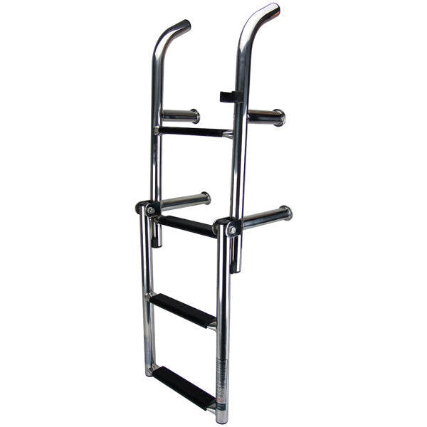 Relaxn - Relaxn Ladders - Transom Mount Folding Compact Stainless Steel