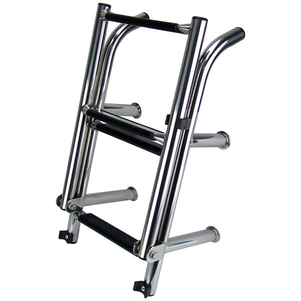 Relaxn - Relaxn Ladders - Transom Mount Folding Compact Stainless Steel
