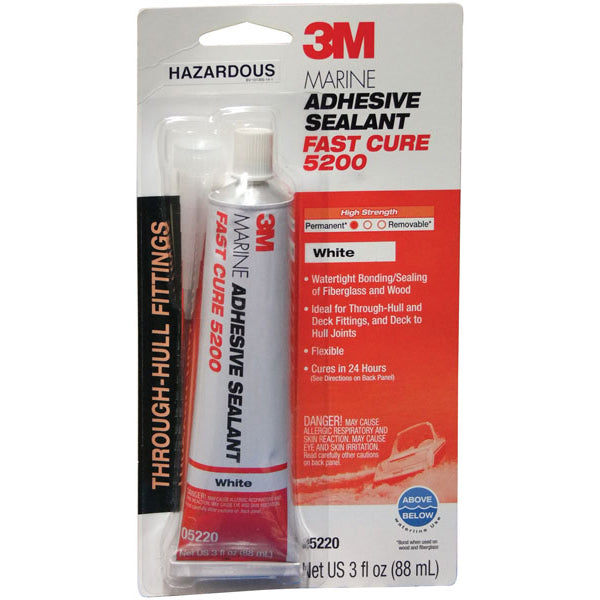 3M - 3M Marine Adhesive Sealant Fast Cure 5200