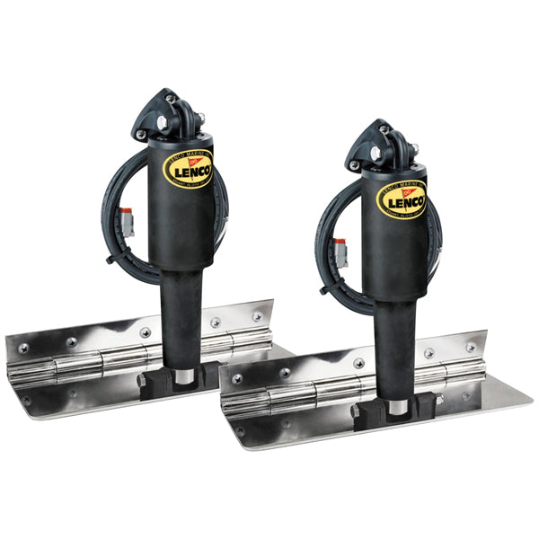 Lenco - Lenco Trim Tab Kit - Limited Space (Electro Polished)