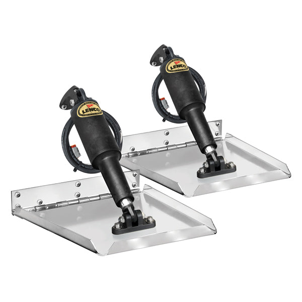 Lenco - Lenco Trim Tab Kit - Tapered Plate (Electro Polished)