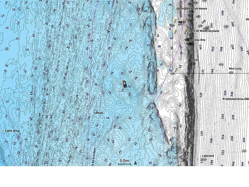 Navionics+ Marine Charts