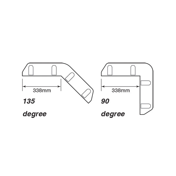 Supafend 135° DEG corner Fender