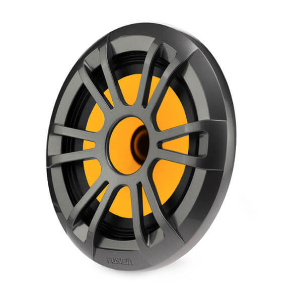 EL Series 6.5" 80 Watt Full Range Shallow Mount Marine Speakers with LEDs (EL-FL651SPG)