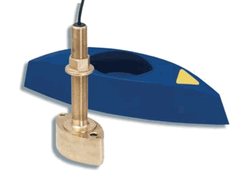 B45 Depth Through Hull Transducer Stem - Includes Fairing Block