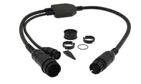 Y-Cable To Attach A Realvision 3D RealVision Transducer & An Airmar Transducer To Axiom Rv (25 Pin)