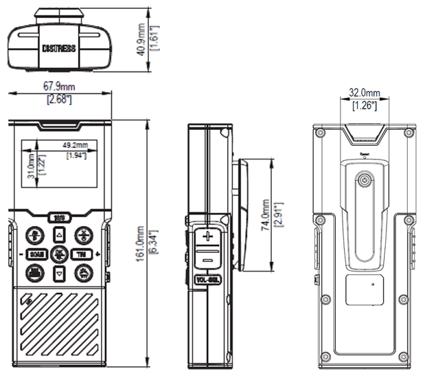 B&G H60 Wireless Handset