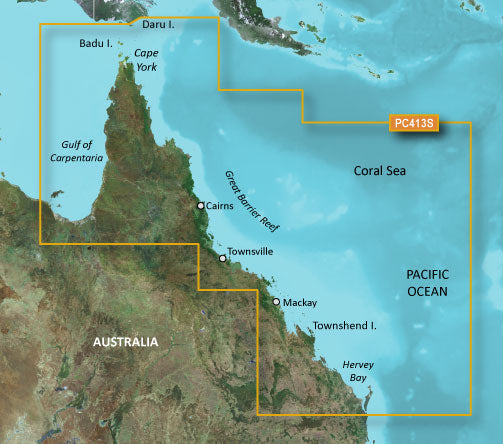 BlueChart g3 microSD - Mornington Island - Hervey Bay