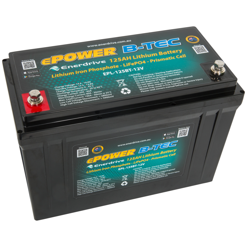 ePower B-Tec 12V 125Ah Lithium Battery