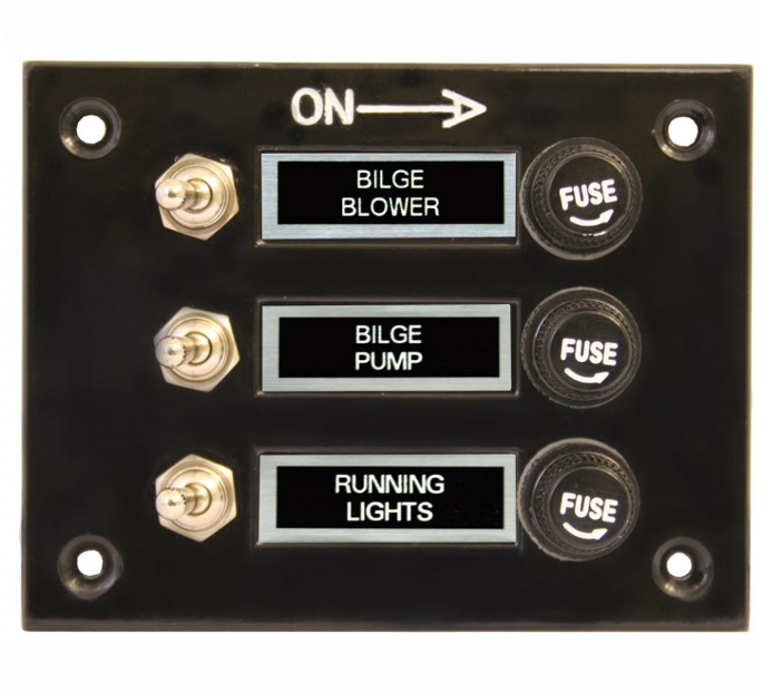 3 GANG SWITCH PANEL ECON