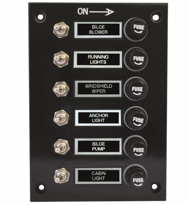 6 GANG SWITCH PANEL ECON