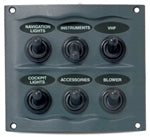 BEP Splashproof Switch Panel Grey