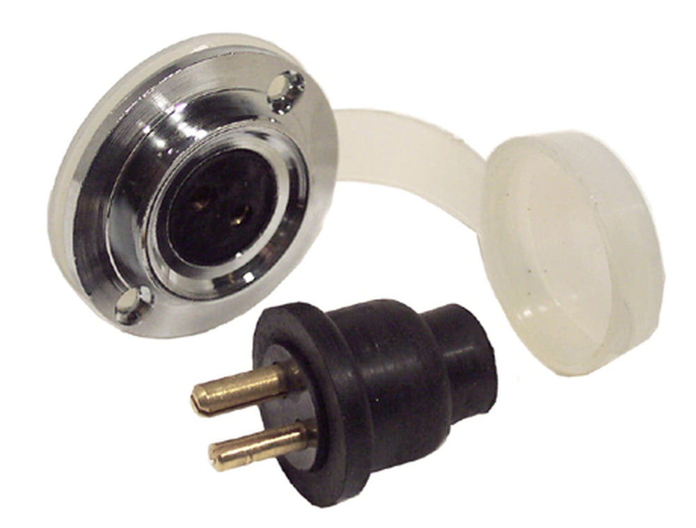 2 Pin Rubber Plug and Socket