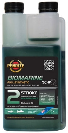 1L - Penrite Bio Marine 2 Stroke Outboard Oil