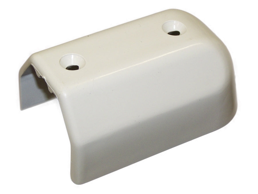 Gunwale End Cap White Plastic