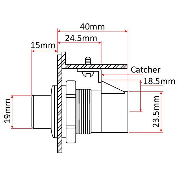 Push Button Lock Latch