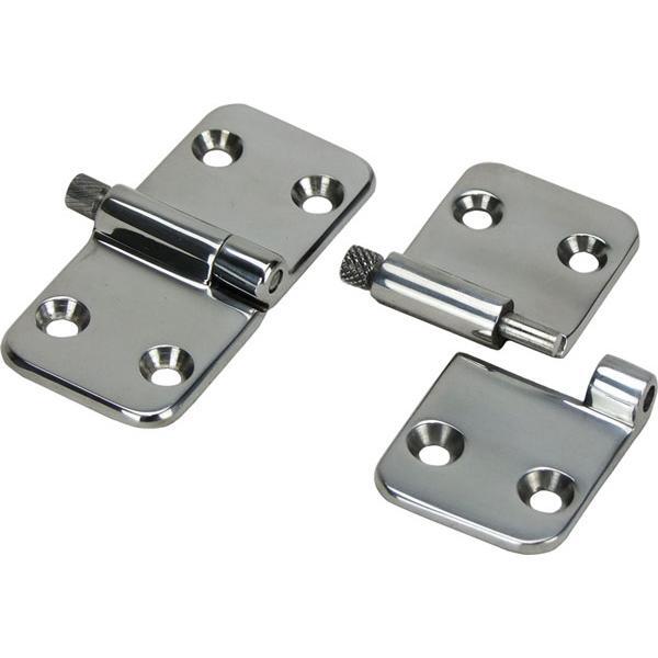 Hinges - Spring Pin Low Profile Stainless Steel