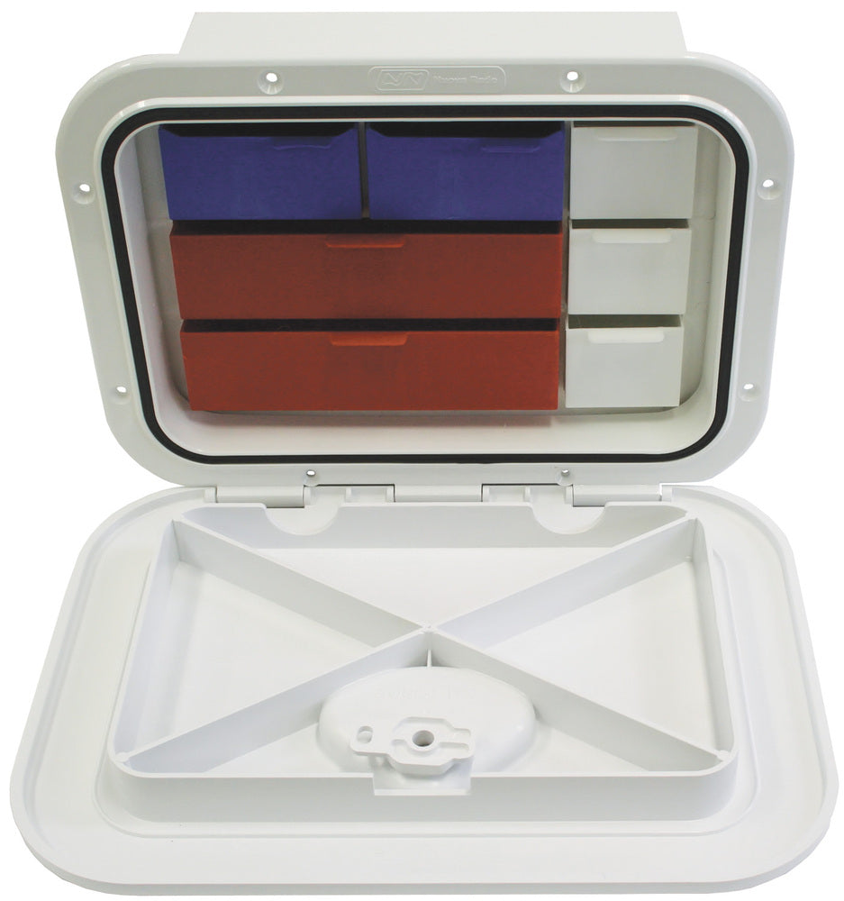 ACCESS HATCH AND LOCKER STD E TRAY