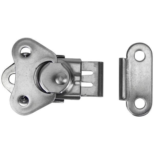 Hatch Fastener - Anti-Rattle Chrome Plated Brass