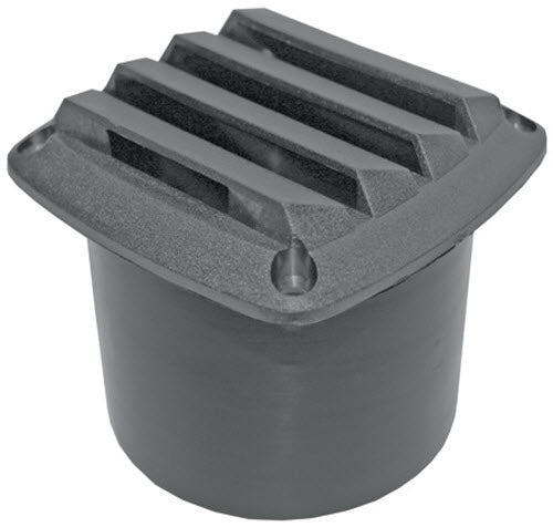 Black Plastic Ducting Outlet