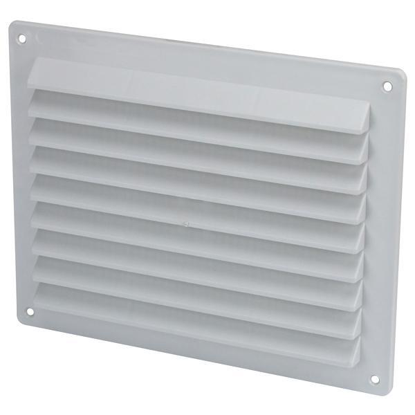 Vent - Rectangular Edge Louvre Abs Plastic