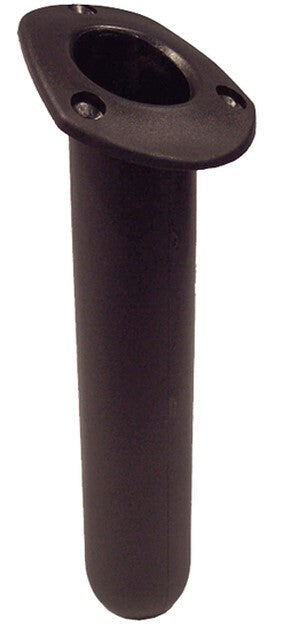 Oval Top 30° Black Plastic Rod Holder