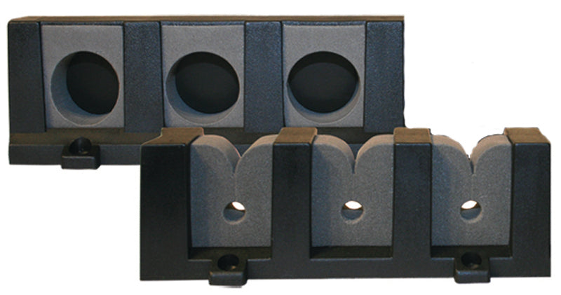 3 Rod Storage Holder - Vertical with Brackets