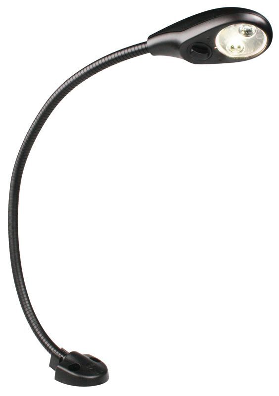Flexi Red/White Chart Reading Light 400mm Shaft