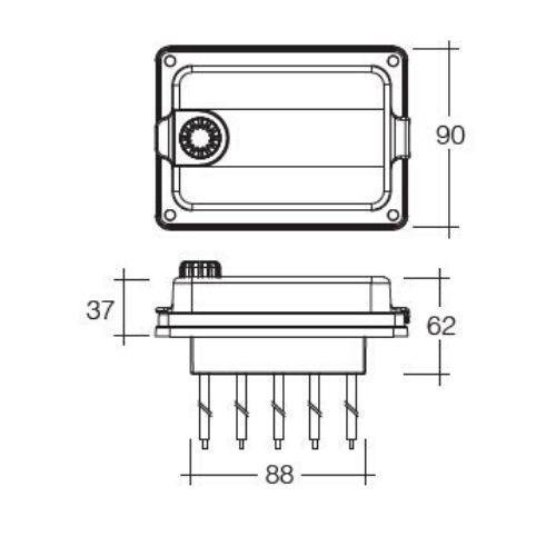 10-Way Weatherproof Standard ATS Blade Fuse Box