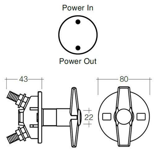 Automotive/Marine Battery Master Switch