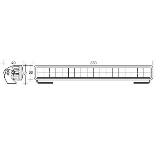 9-32 V 22" Navigata LED Marine Double Row Bar 18000 Lumens