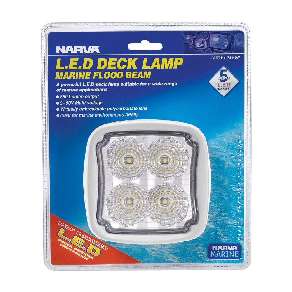 9-64V L.E.D Work Lamp Flood Beam - 2000 Lumens (White)