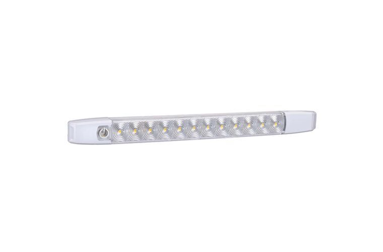 12V Dual Colour LED Strip Lamp White/Red with Touch Switch