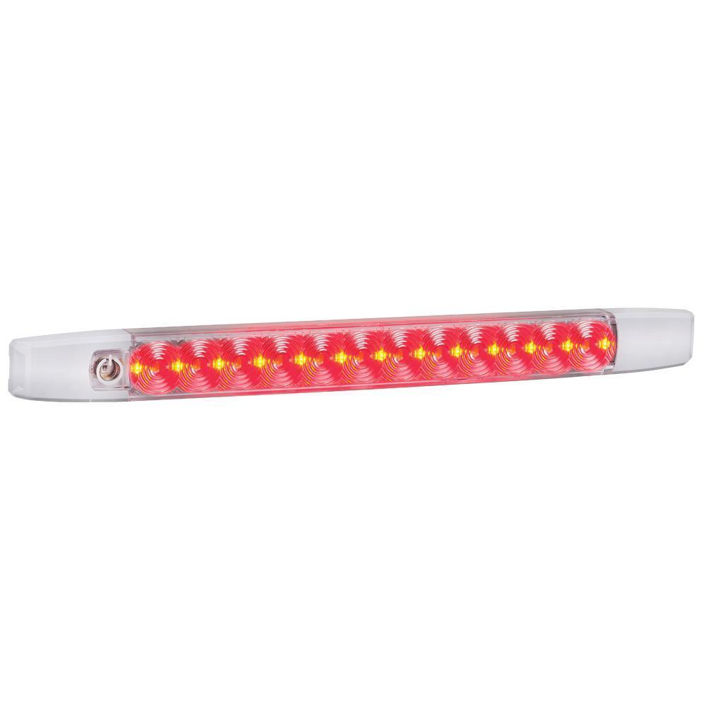 12V Dual Colour LED Strip Lamp White/Red with Touch Switch
