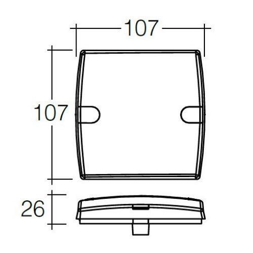 12V Model 34 LED Slimline Trailer Lamp Pack, Hard Wired