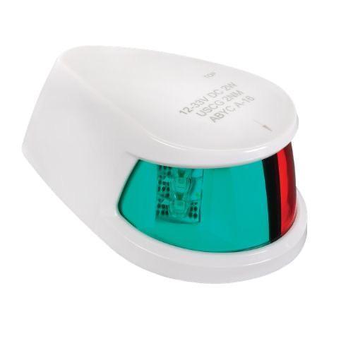 9-33V 2 NM LED Bi-Colour Lamp White with Red/Green Lens
