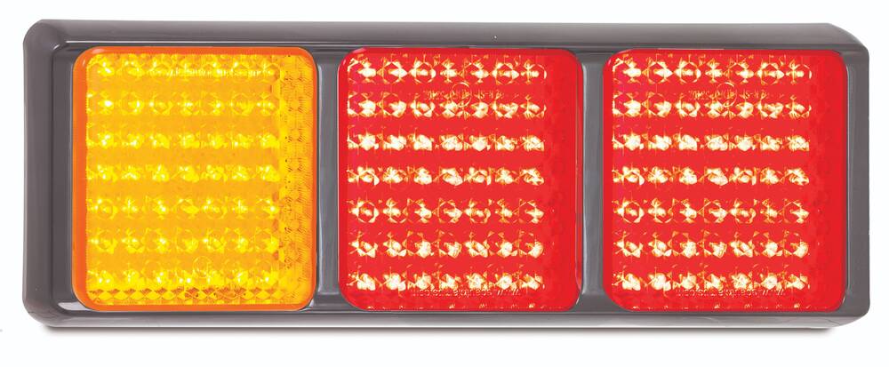 Medium Truck/Trailer Combination Lamp - Amber-Red-Red