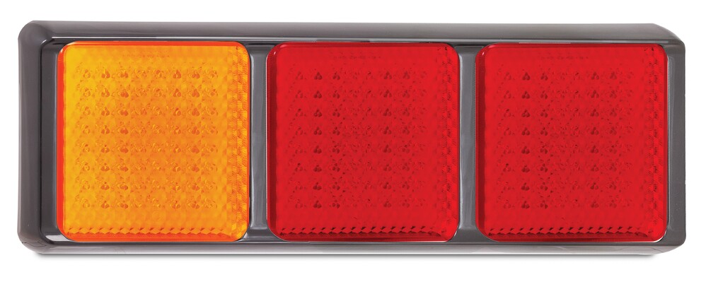 Medium Truck/Trailer Triple Combo Lamps - Amber-Red-Red