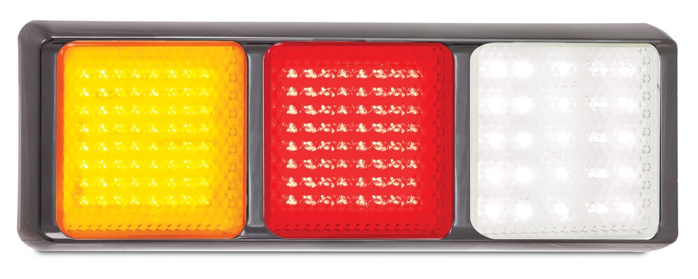 Medium Truck/Trailer Triple Combo Lamps - Amber-Red-White