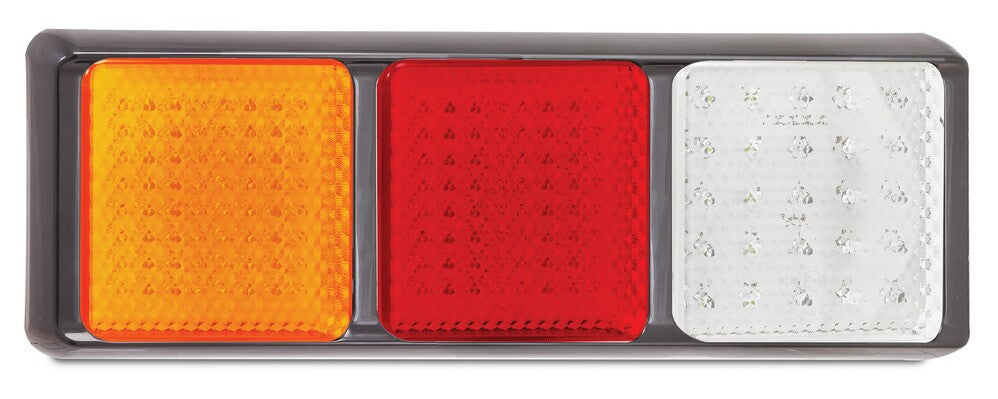 Medium Truck/Trailer Triple Combo Lamps - Amber-Red-White