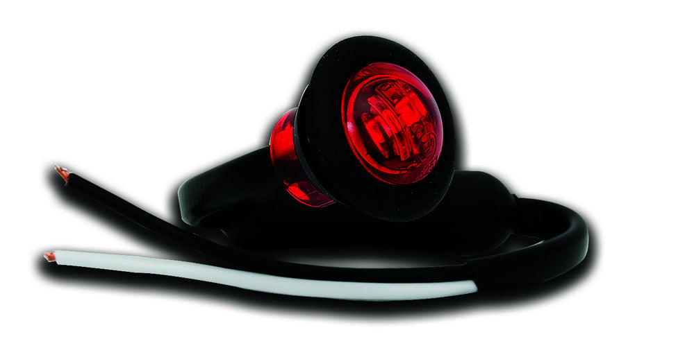 Recessed Marker Lamps - Red - 181 Series