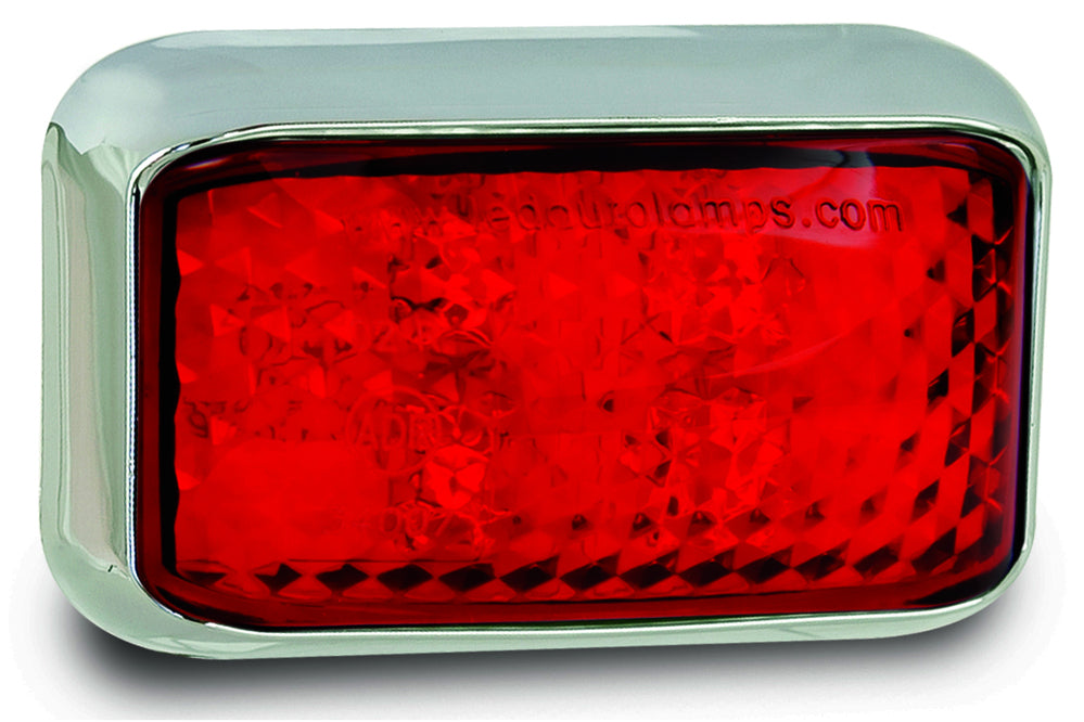 Marker Lamps in Coloured Lens - Red - 35 Series